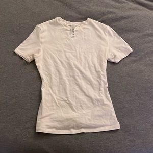 Skims Cotton Jersey T-Shirt in Marble